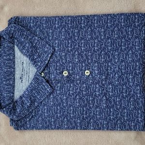 Peter Millar - Seaside Blue Polo Shirt - XLT